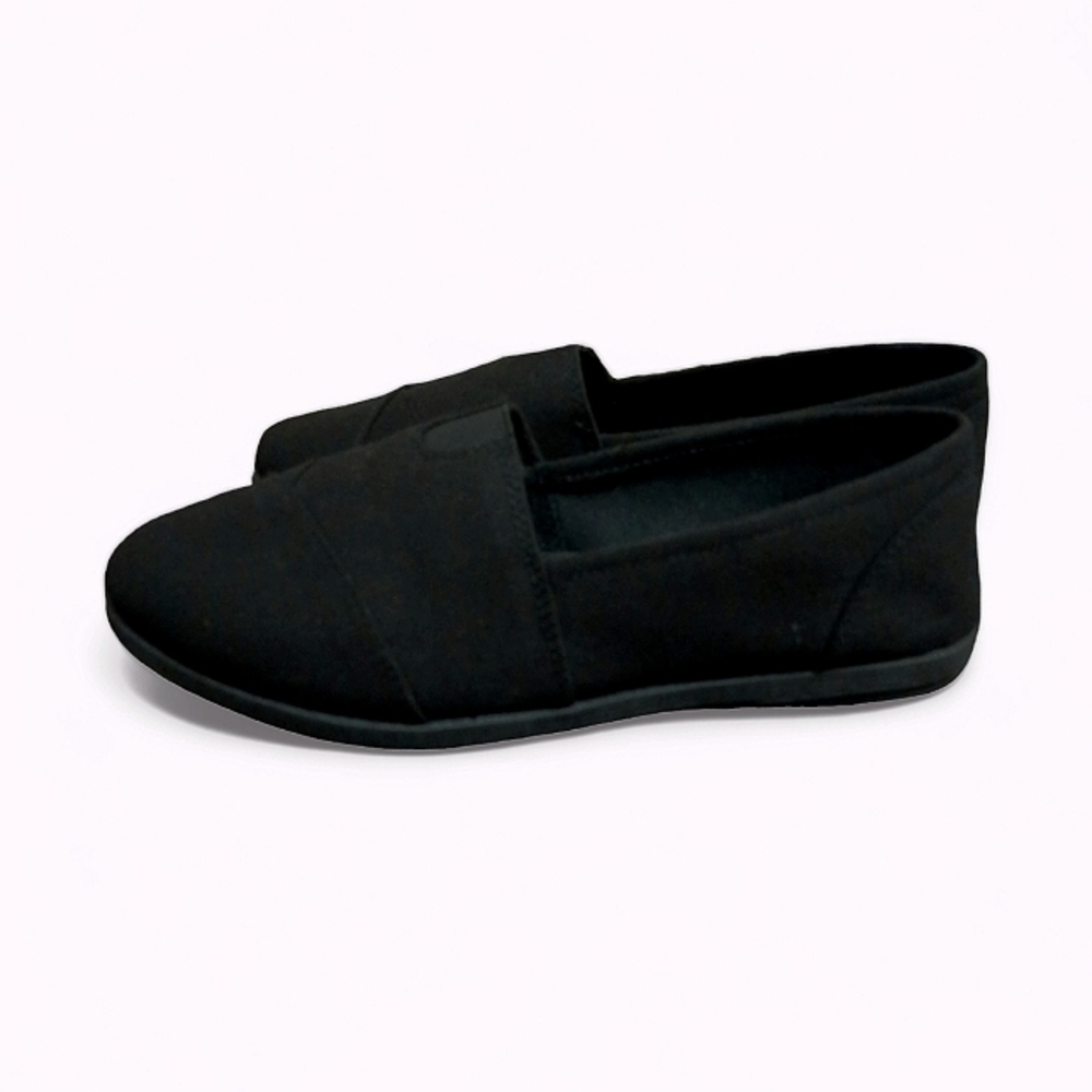 NWT - Black Slip On Sneakers - Size 6.5